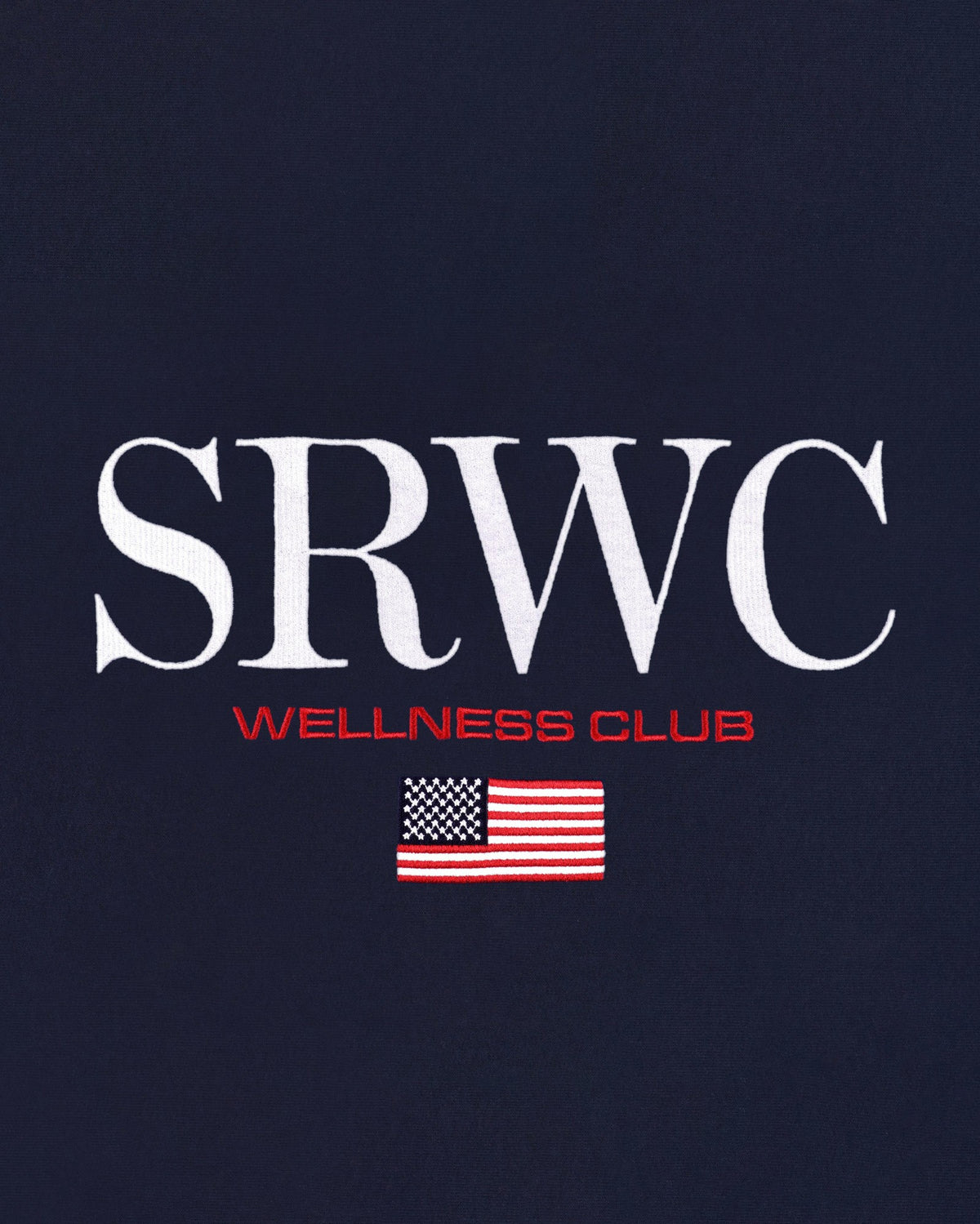Sporty & Rich Nautical Embroidered Crewneck - Navy
