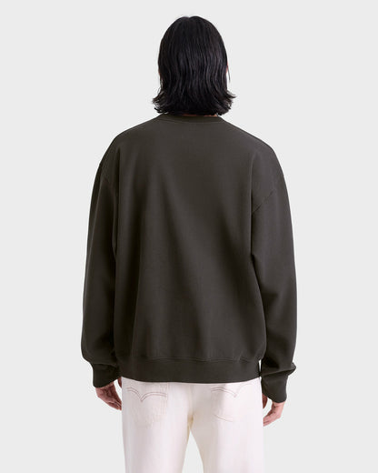 Sporty & Rich BH Riding Club Crewneck - Faded Black/White