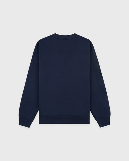 Sporty & Rich NY Health Club Crewneck - Navy/Ecru