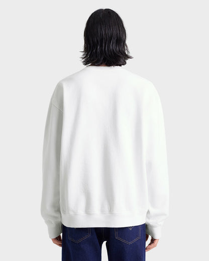 Sporty & Rich Run Club Crewneck - White/Ruby