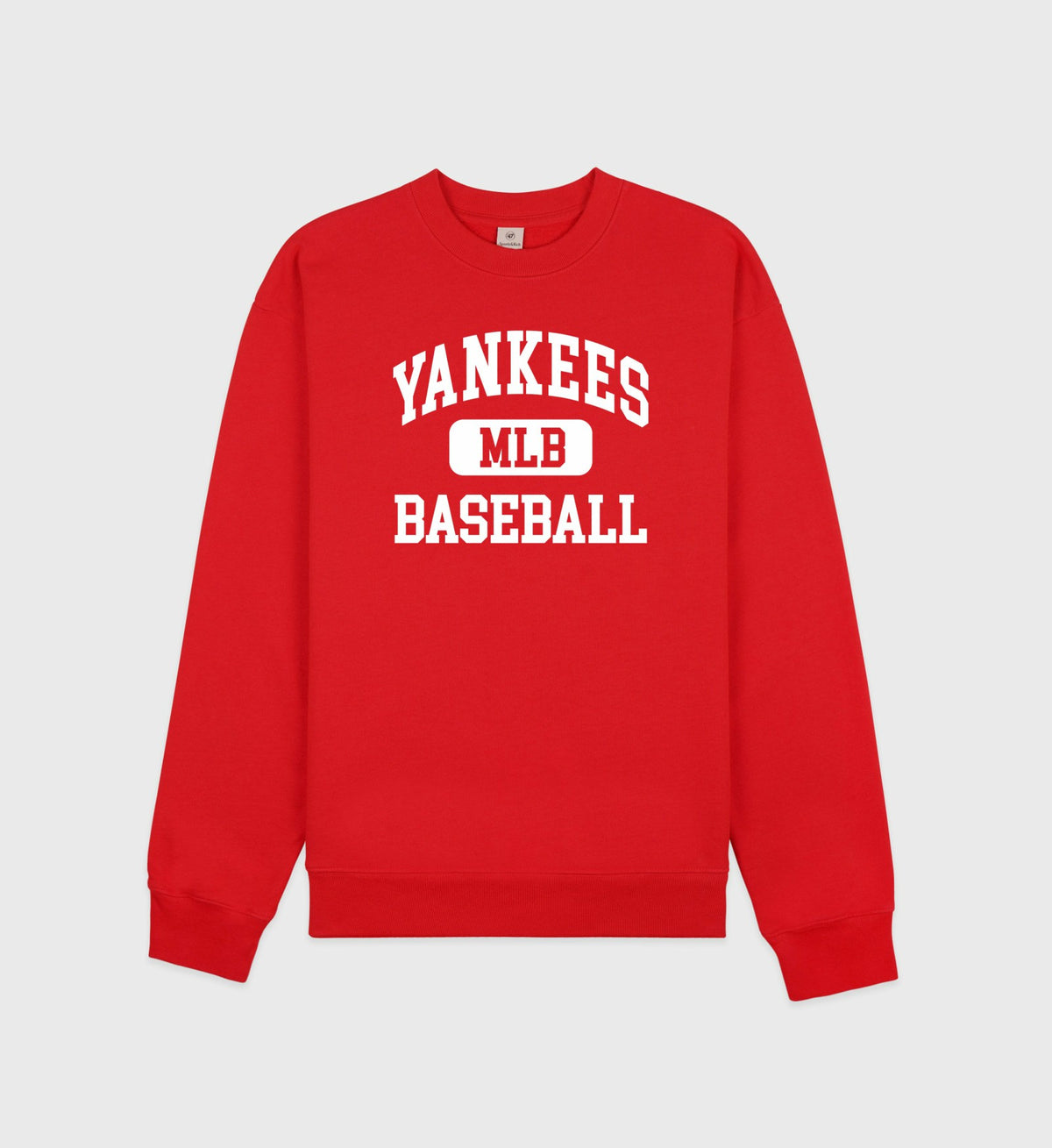Sporty & Rich Yankees Ivy Crewneck - Fire red/White