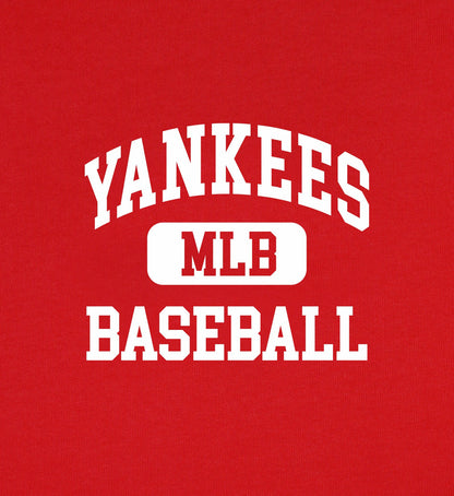 Sporty & Rich Yankees Ivy Crewneck - Fire red/White