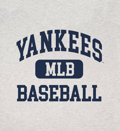 Sporty & Rich Yankees Ivy Crewneck - Heather Gray/Navy