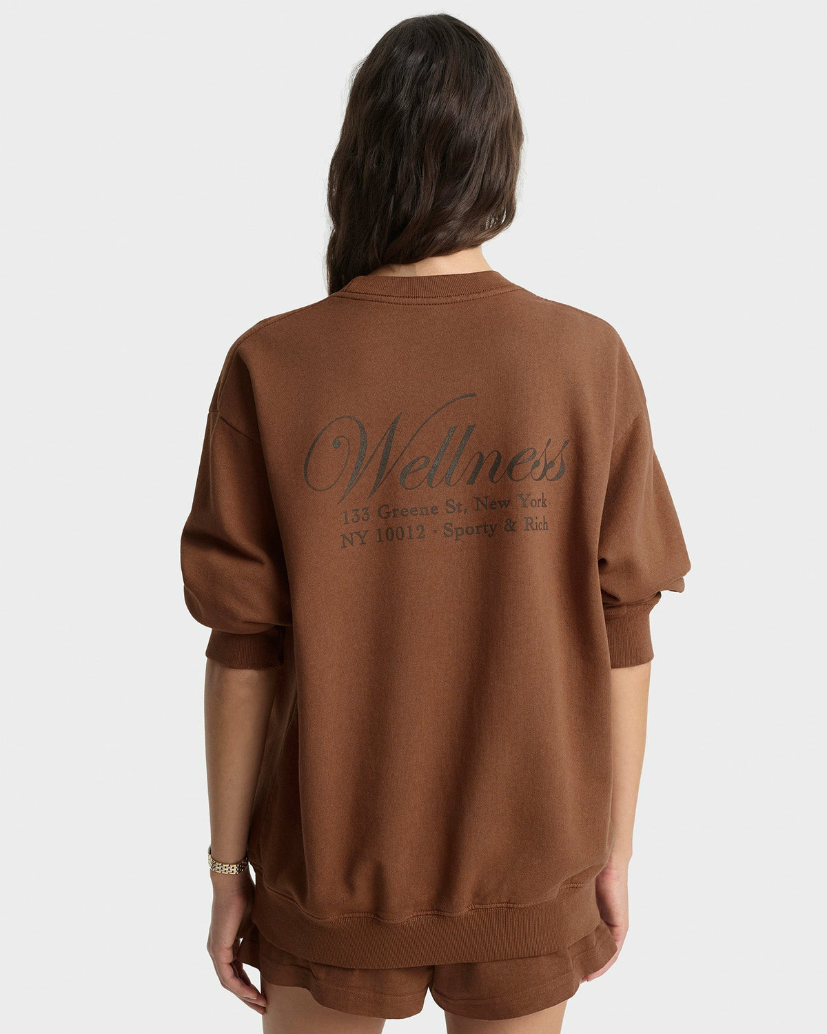 Sporty & Rich Soho Crewneck - Pecan