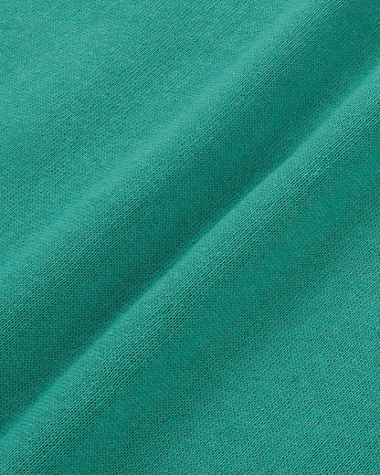 Sporty & Rich Spellout Embroidered Crewneck - Spring Green/Faded Black