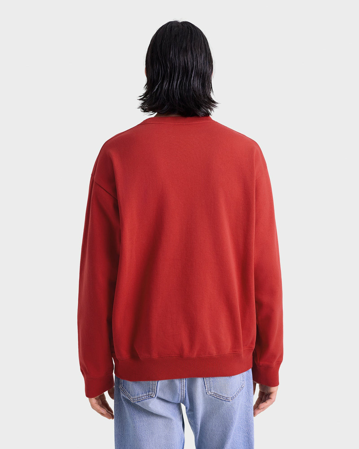 Sporty & Rich California Emblem Crewneck - Ruby/White