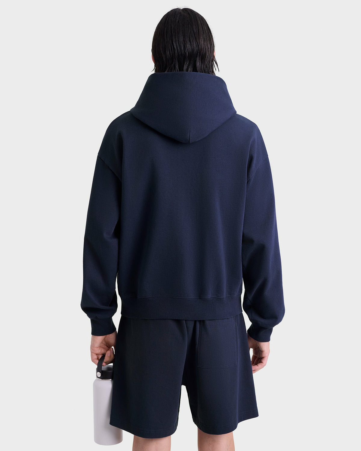 Sporty & Rich S&R Ivy Zip Hoodie - Navy/White