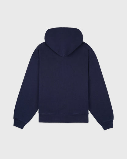 Sporty & Rich S&R Ivy Zip Hoodie - Navy/White