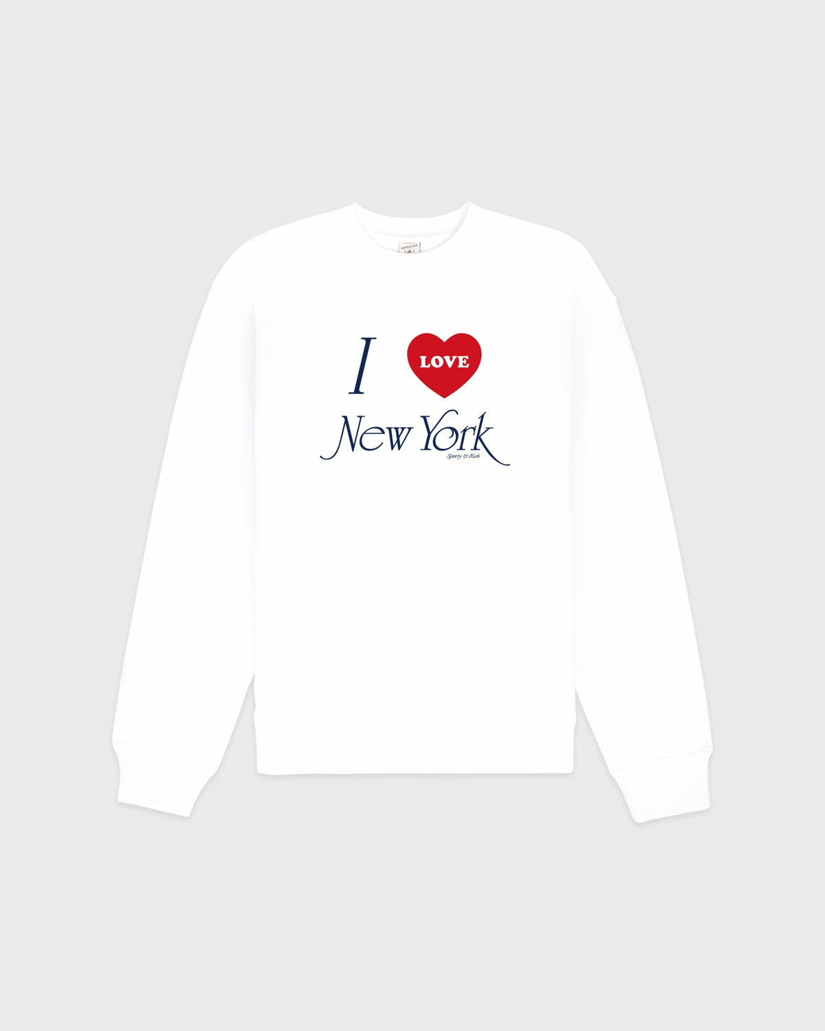 Sporty & Rich I Love NY Crewneck - White