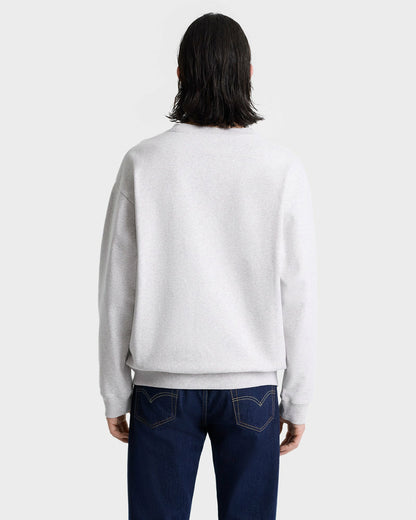 Sporty & Rich NY Minute Crewneck - Heather Gray/Navy