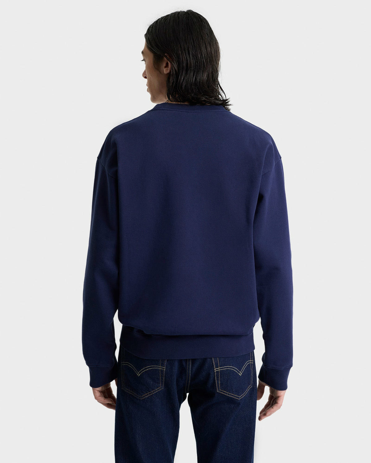 Sporty & Rich NY Minute Crewneck - Navy/White