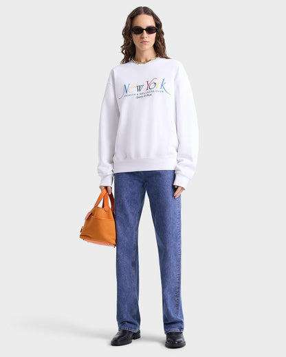 Sporty & Rich NY 94 Crewneck - White/Multi