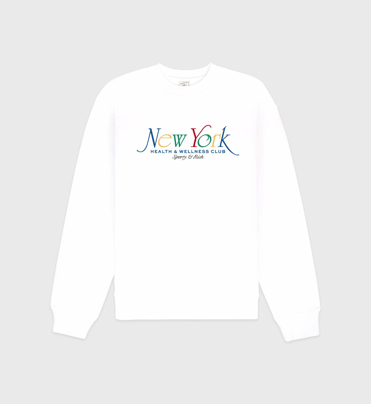 Sporty & Rich NY 94 Crewneck - White/Multi