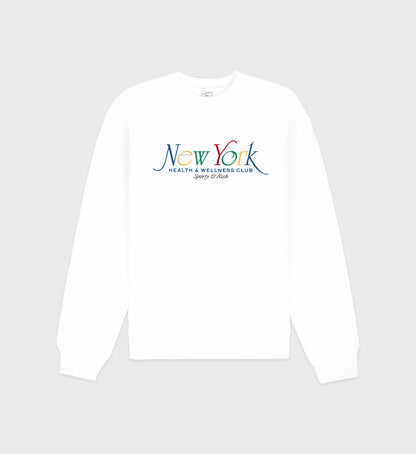 Sporty & Rich NY 94 Crewneck - White/Multi