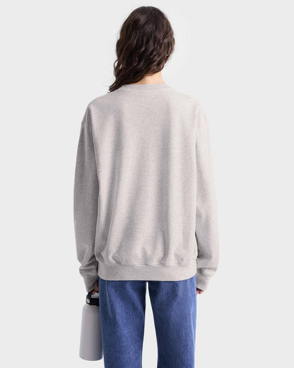 Sporty & Rich California Crewneck - Heather Gray/Alpine
