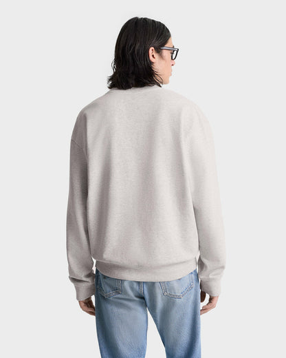 Sporty & Rich California Crewneck - Heather Gray/Alpine