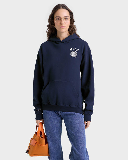 Sporty & Rich UCLA Crest Hoodie - Navy/White
