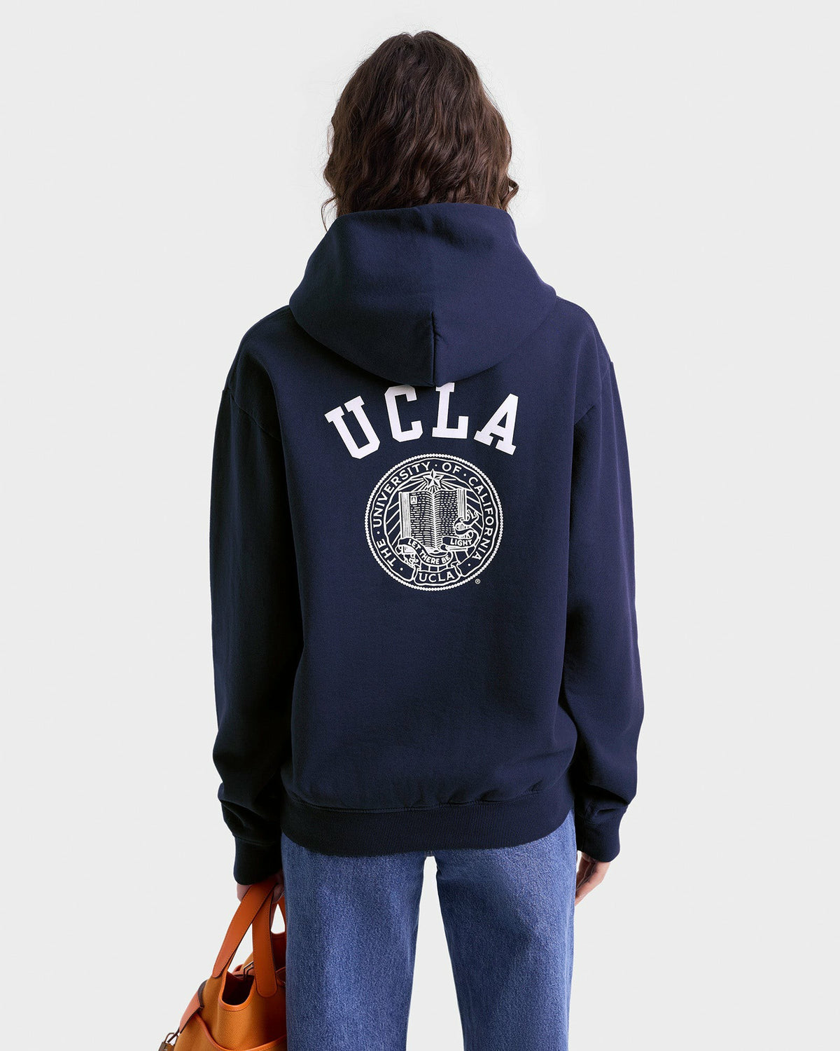 Sporty & Rich UCLA Crest Hoodie - Navy/White
