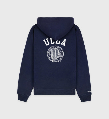 Sporty & Rich UCLA Crest Hoodie - Navy/White