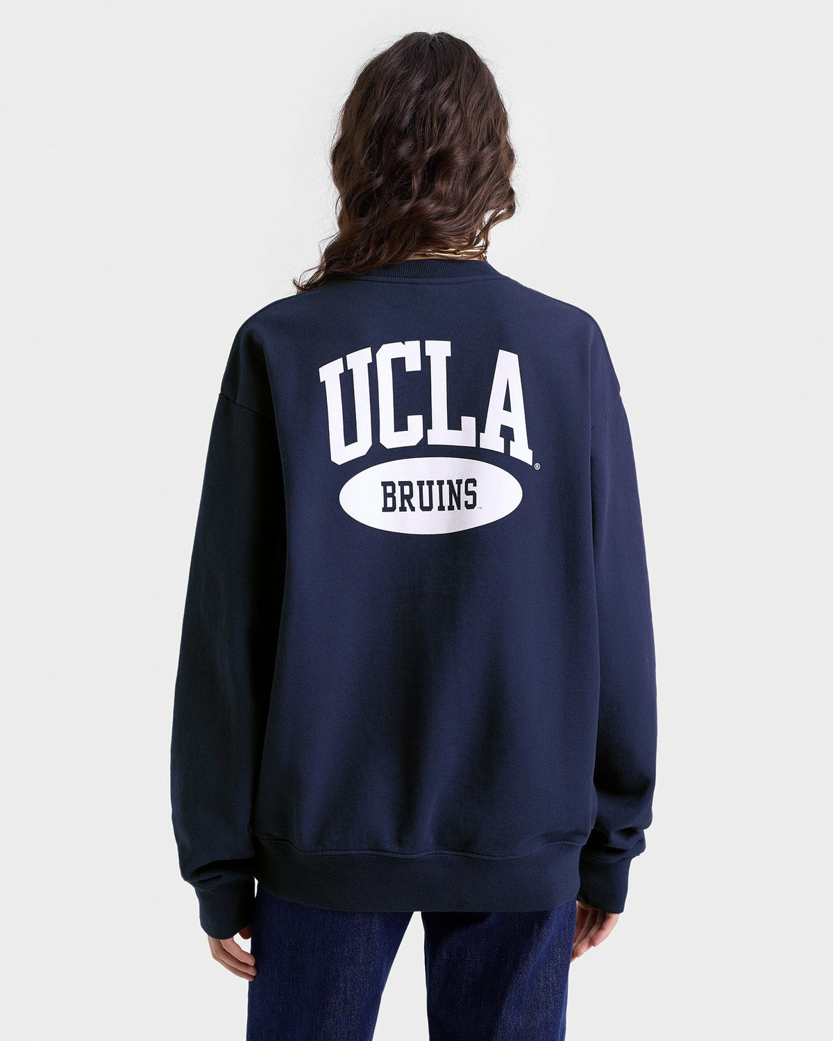 Sporty & Rich Westwood Crewneck - Navy/White