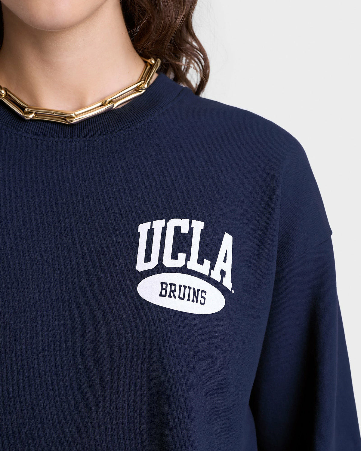 Sporty & Rich Westwood Crewneck - Navy/White