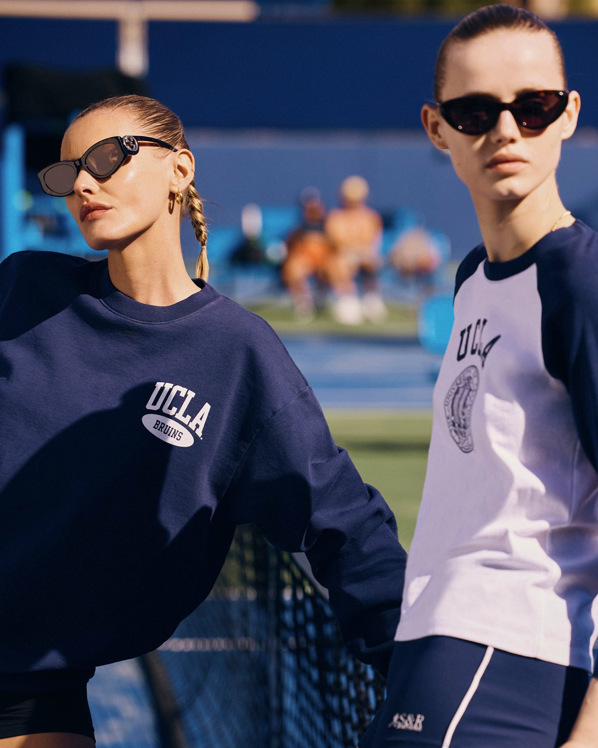 Sporty & Rich Westwood Crewneck - Navy/White