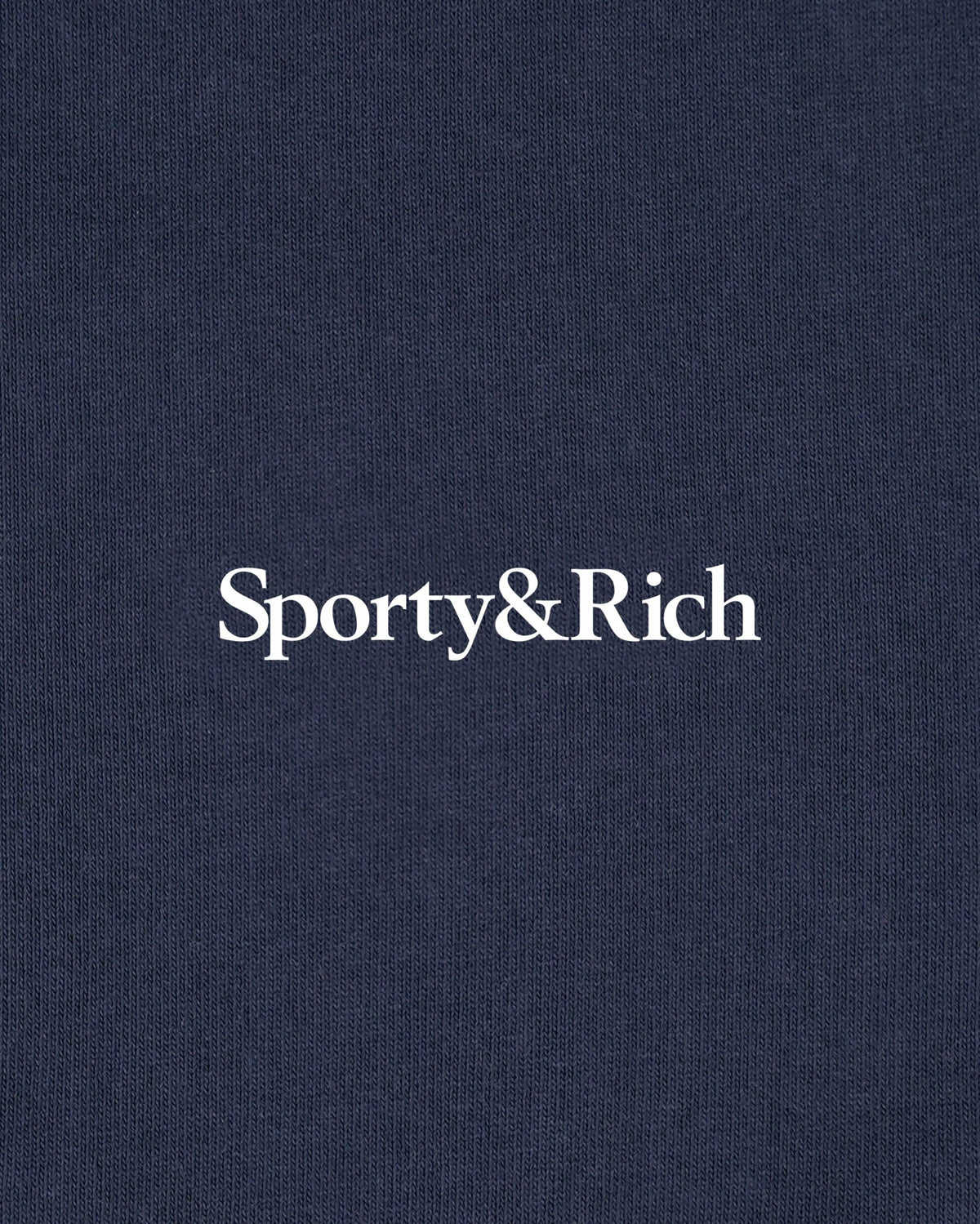 Sporty & Rich Drink More Water T-Shirt - Light Navy/White