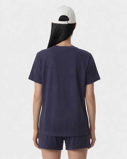 Sporty & Rich H&W Crest T-Shirt - Light Navy/White