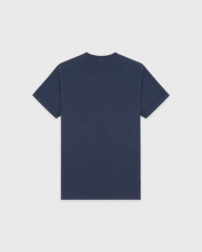 Sporty & Rich H&W Crest T-Shirt - Light Navy/White