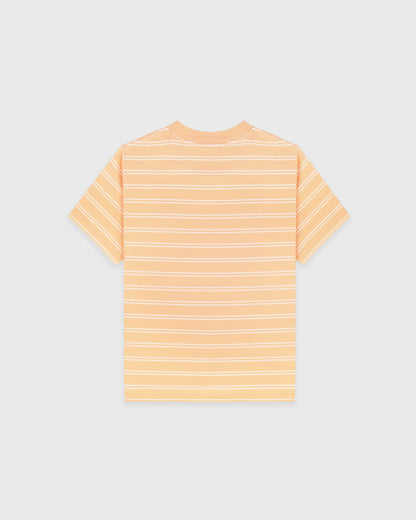 Sporty & Rich NY Crest T-Shirt - Limone Striped/Limone