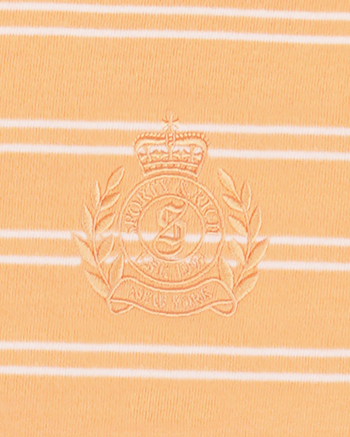Sporty & Rich NY Crest T-Shirt - Limone Striped/Limone