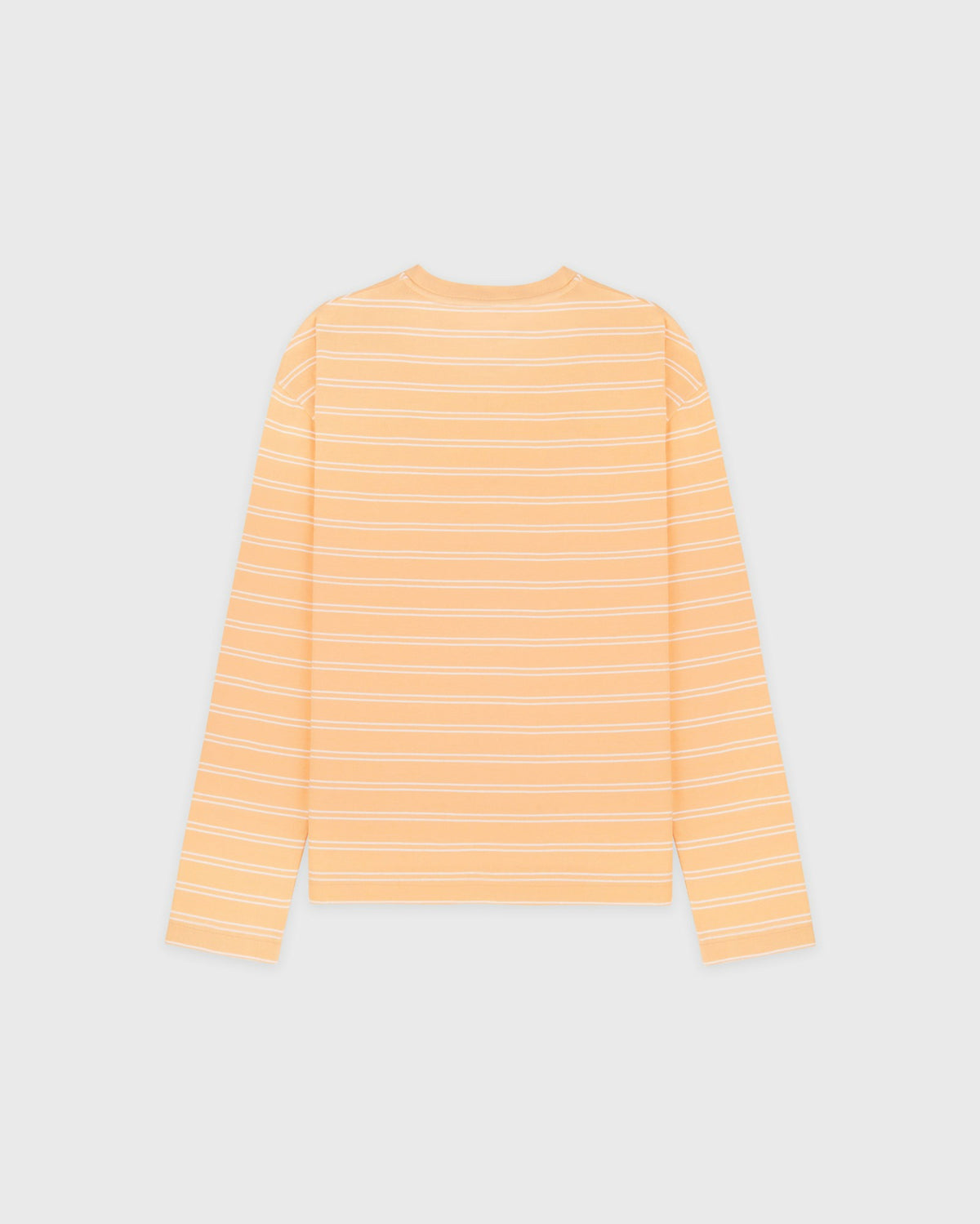 Sporty & Rich NY Crest Easy Longsleeve - Limone Striped/Limone