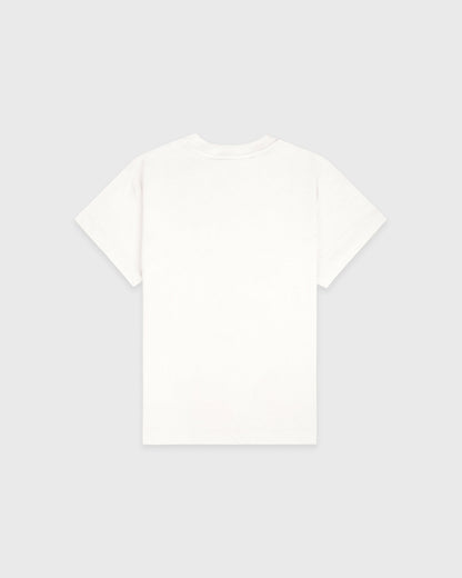 Sporty & Rich Juicy Emblem Essentials Tee - White/Sky Blue