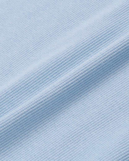 Sporty & Rich Juicy Crown Ribbed Tank - Sky Blue