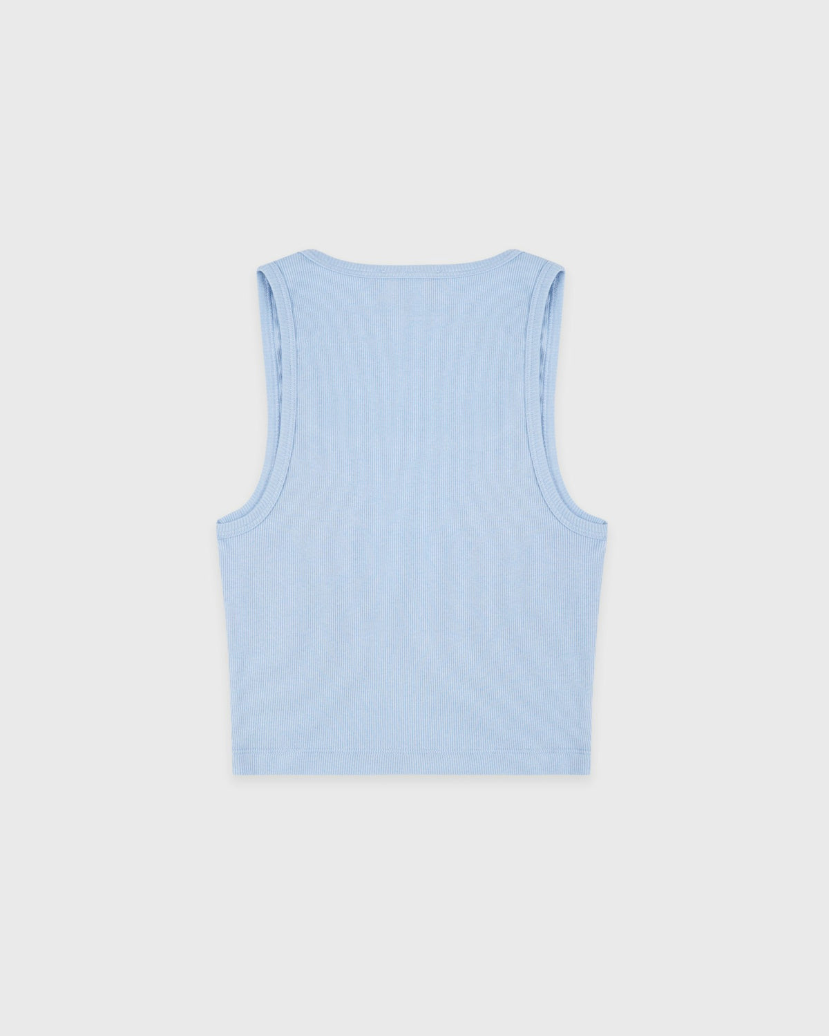 Sporty & Rich Juicy Crown Ribbed Tank - Sky Blue