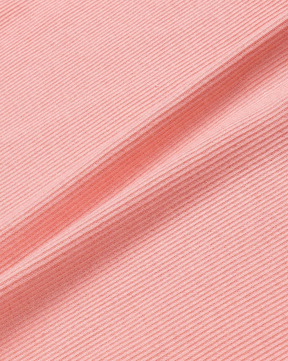 Sporty & Rich Juicy Crown Ribbed Tank - Rose
