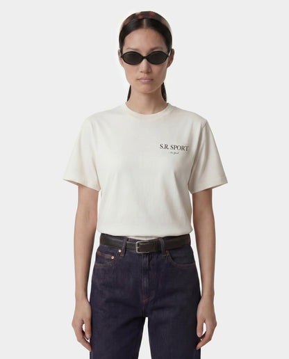 Sporty & Rich Wimbledon T-Shirt - Ecru
