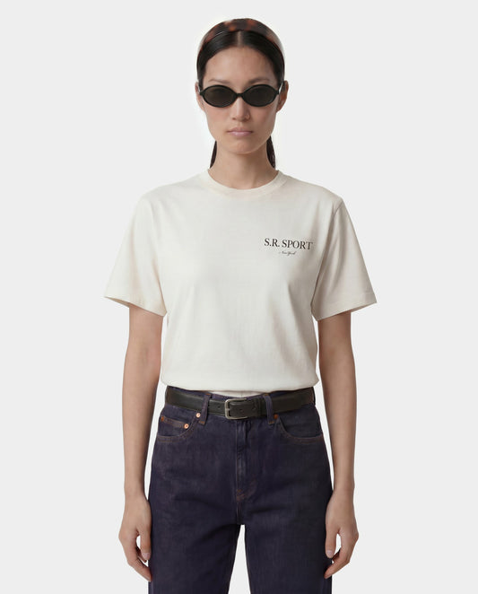 Sporty & Rich Wimbledon T-Shirt - Ecru