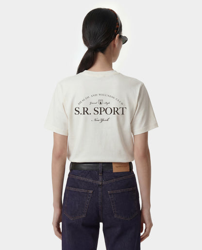Sporty & Rich Wimbledon T-Shirt - Ecru