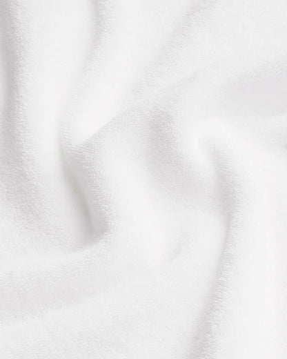 Sporty & Rich Signature Logo Terry Polo - White/Navy