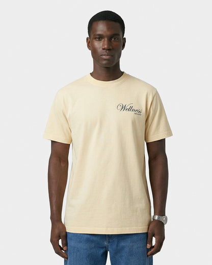 Sporty & Rich Avenue T-Shirt - Almond/Navy