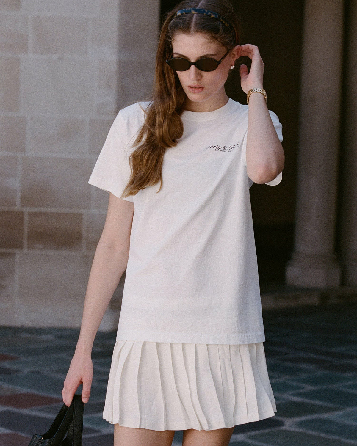 Sporty & Rich Syracuse T-Shirt - White