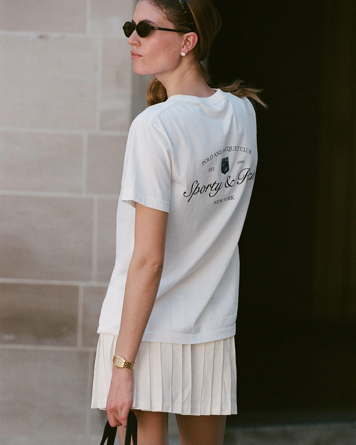 Sporty & Rich Syracuse T-Shirt - White