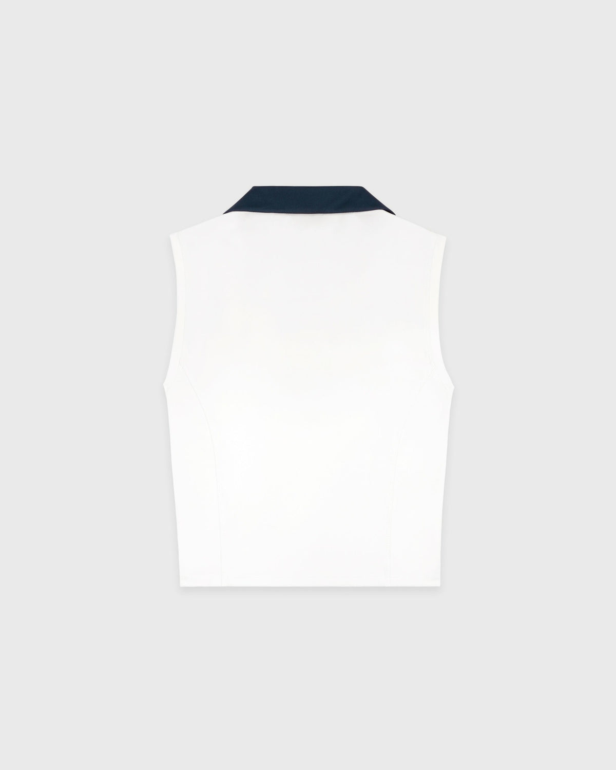 Sporty & Rich SRC Sports Polo Vest - White/Navy