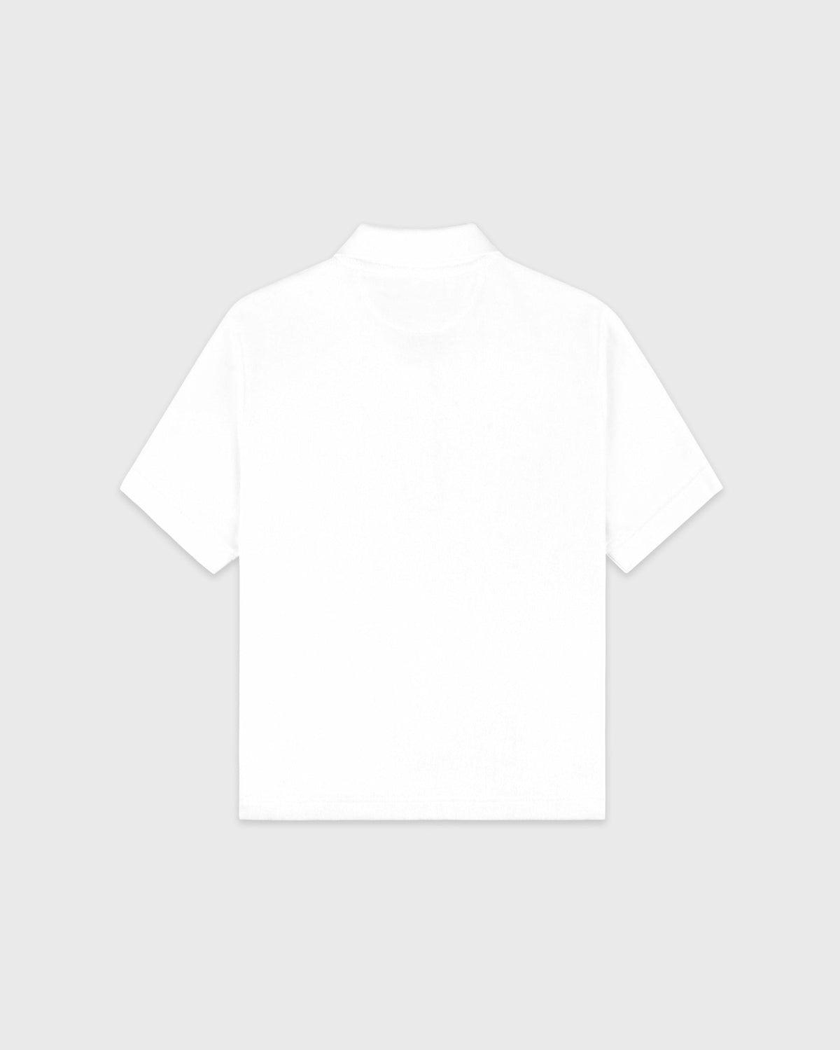 Sporty & Rich SRC Terry Polo - White/Forest