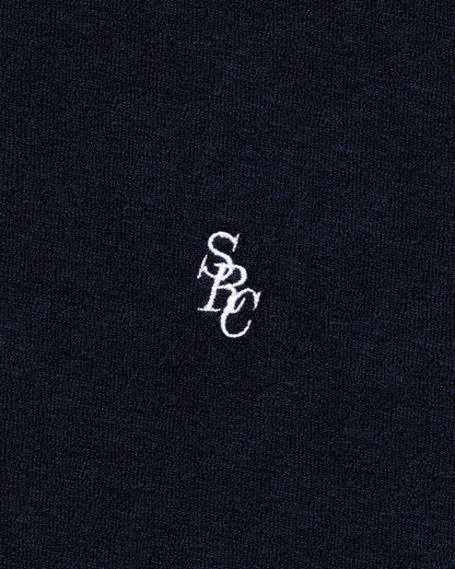 Sporty & Rich SRC Terry Polo - Navy/White