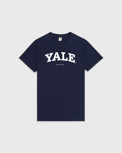 Sporty & Rich Yale Classic T-shirt - Navy/White