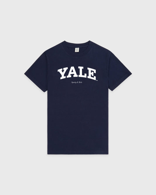 Sporty & Rich Yale Classic T-shirt - Navy/White
