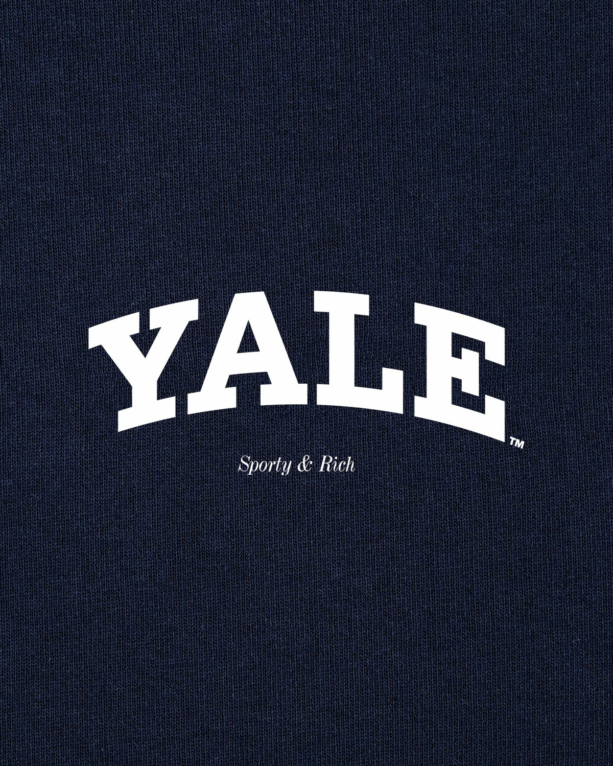 Sporty & Rich Yale Classic T-shirt - Navy/White