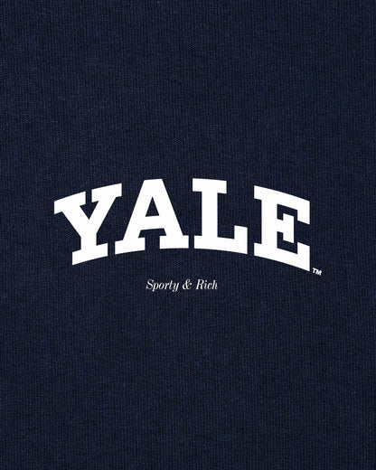 Sporty & Rich Yale Classic T-shirt - Navy/White